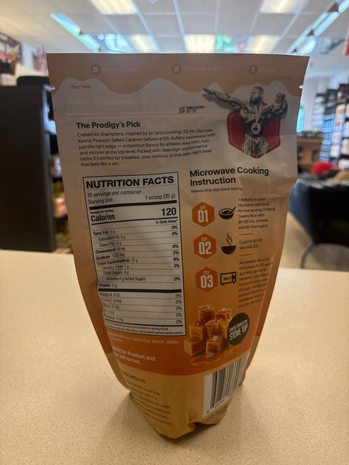 Elev8 Creamy Rice Salted Caramel 25 Servings