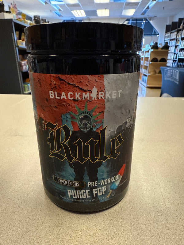 Black Market Rule Hyper Focus Pre-Workout Purge Pop