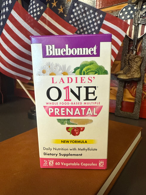 Bluebonnet Nutrition Ladies Prenatal 60 Vegetable Capsules
