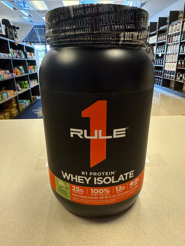 Rule1 Whey Isolate Protein 2lb Pistachio 30 Servings