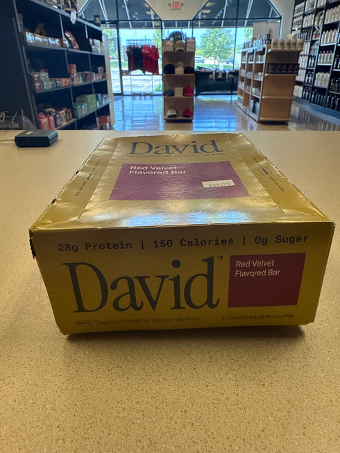 David Bars 12pk Red Velvet Cake