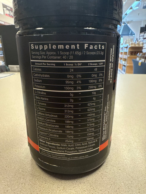 Myogenix Spawn Pre-Workout Wild Cherry