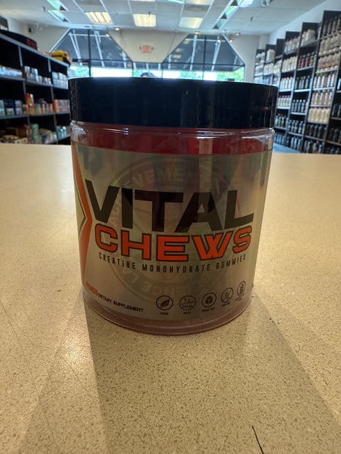 ATS Labs Vital Chews Creatine Monohydrate Gummies Strawberry 120 Serving’s