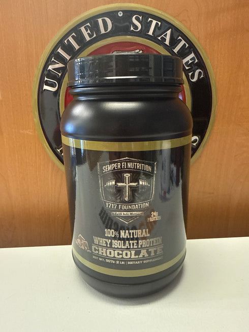 Semper Fi Natural Whey Protein Isolate Chocolate 2lbs