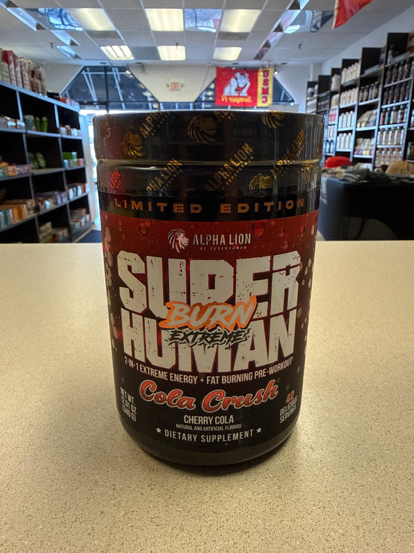 Super Human Burn Cola Crush Cherry Cola