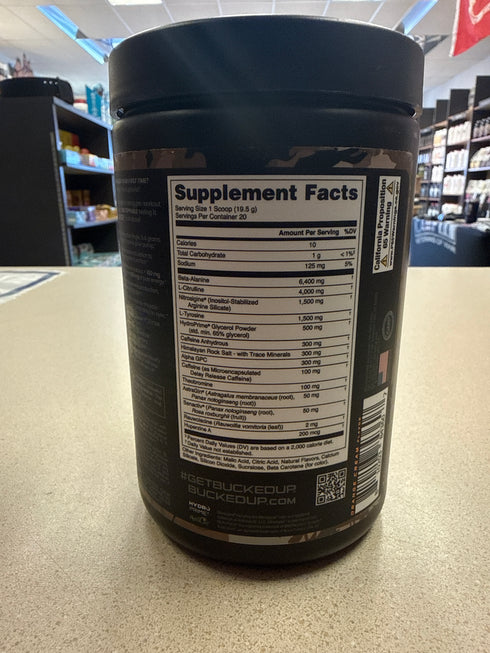 Mother Bucker Nootropic Orange Cream 20 Servings