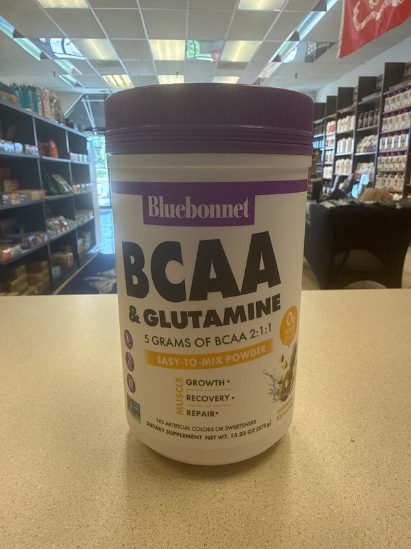 Bluebonnet BCAA & Glutamine Hawaiian Ice 30 Servings