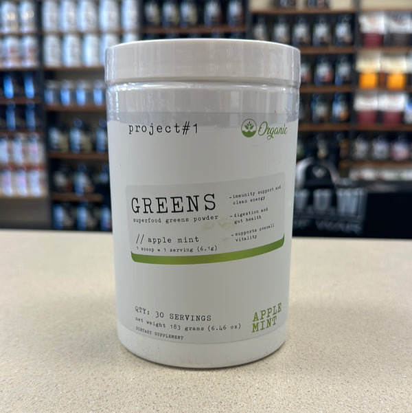 Project #1 Organic Superfood Greens Powder Apple Mint