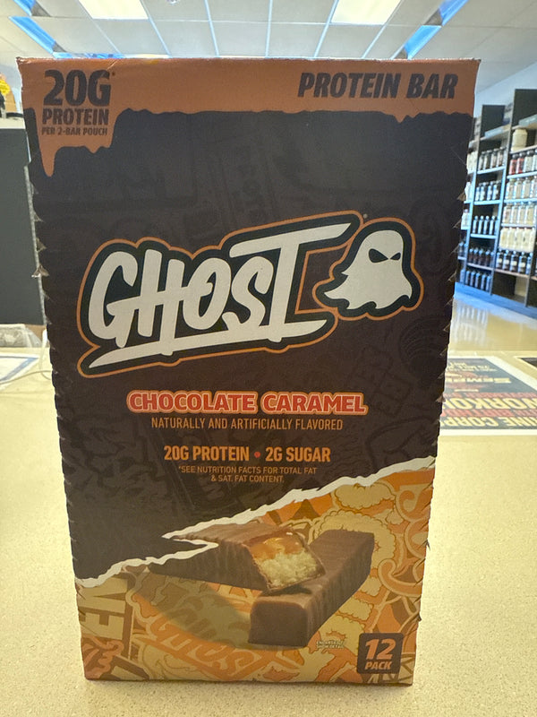 Ghost Protein Bars Chocolate Caramel 12 Ct