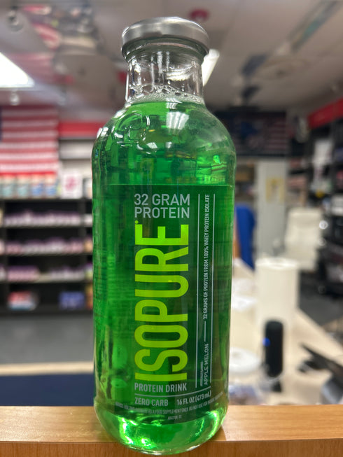 Isopure 32 gram protein drink Apple Melon