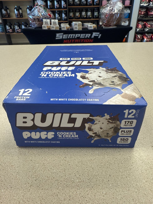 Built Puff Bar Cookies & Cream 12ct Box