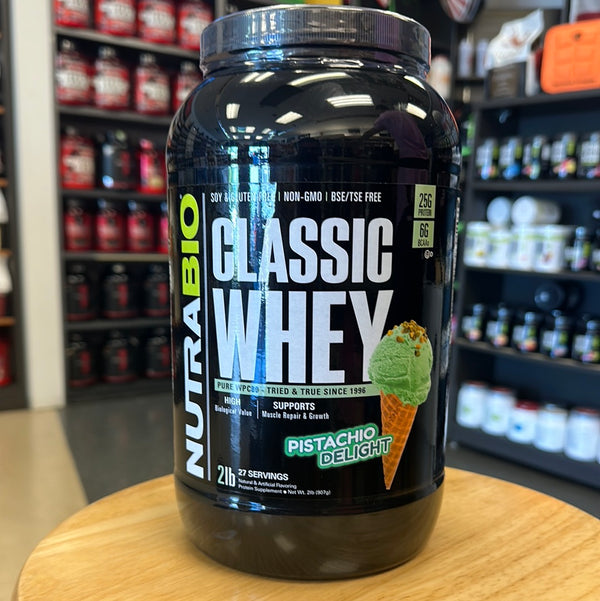 Nutrabio Classic Whey Pistachio Delight 21b