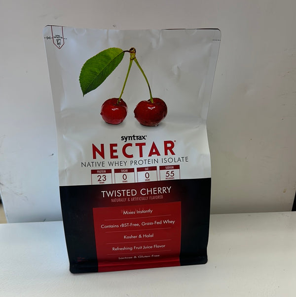 Syntrax Nectar Grass Fed Whey Isolate Protein Twisted Cherry 2lb