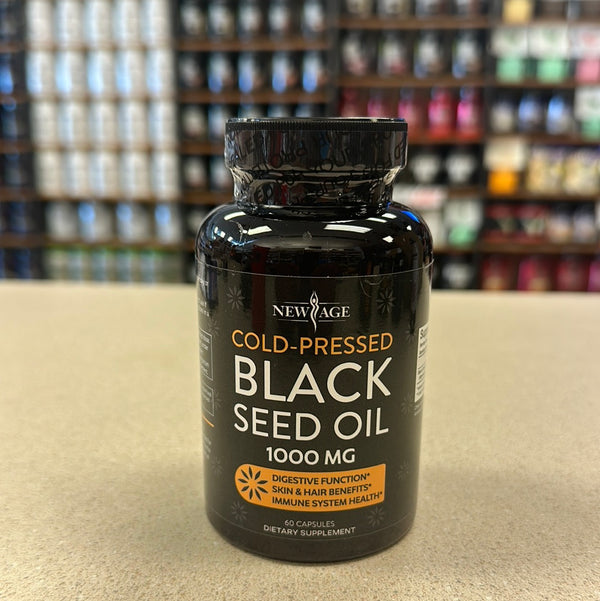 New Age Black Seed Oil 1000mg 60 Capsules