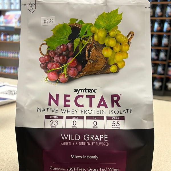 syntrax NECTAR Whey Protein Isolate: 32 Servings Wild Grape