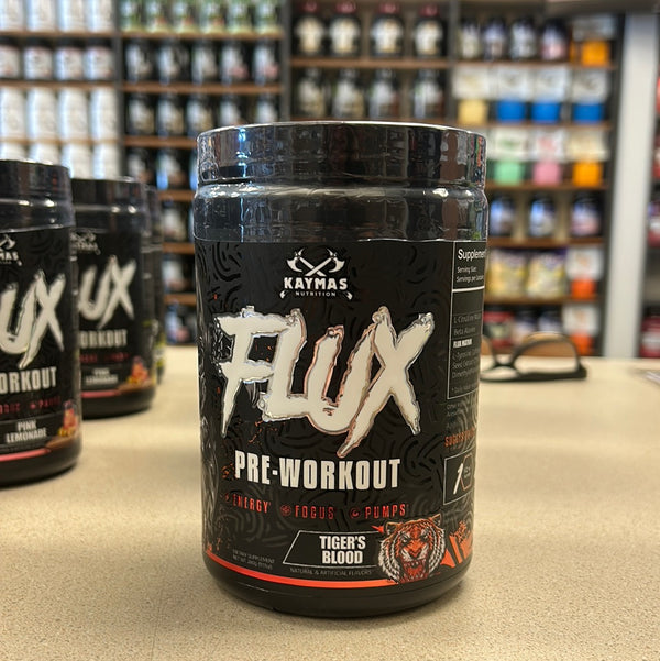 Kaymus Nutrition: Flux Pre-Workout-Tigers Blood