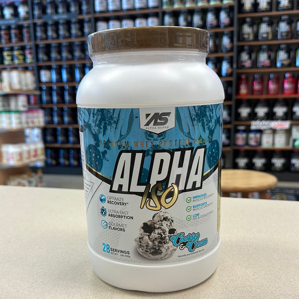 Alpha Supps Alpha Iso Cookies & Cream 2lb 28 Servings