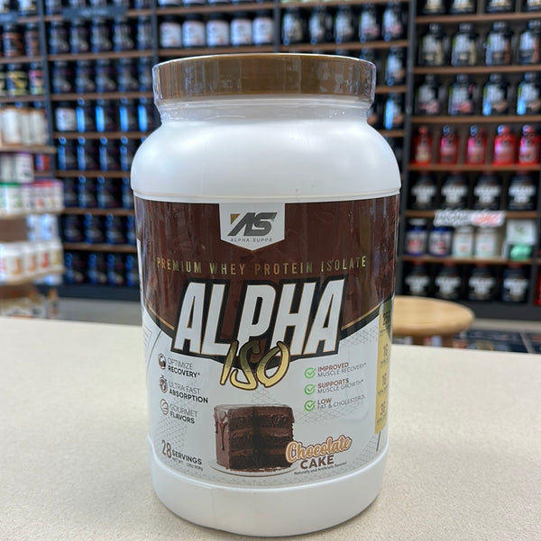 Alpha Supps Alpha Iso Chocolate Cake 2lb 28 Servings