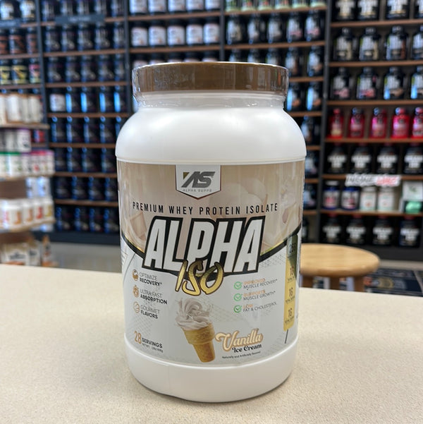 Alpha Supps Alpha Iso Vanilla Ice Cream 2lb 28 Servings