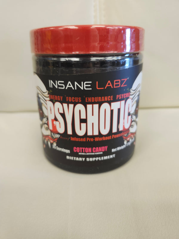 Insane Labz Psychotic Pre- Workout Cotton Cabdy Flavor