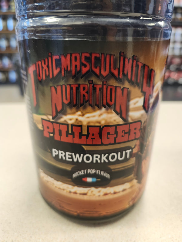 Toxic Masculinity Nutrition Pillager Pre Workout Rocket Pop