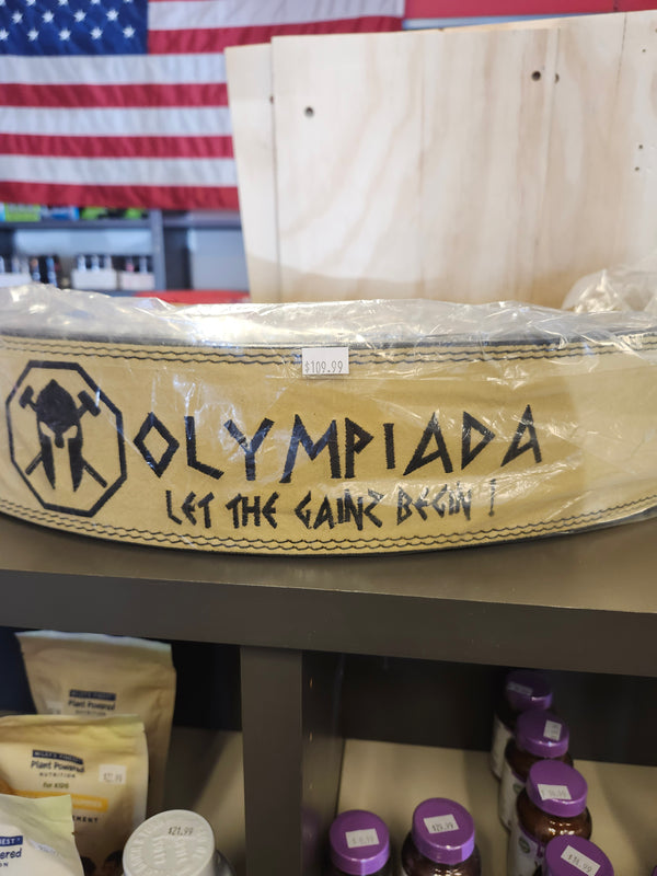 OLYMPIADA LEVER BELT TAN