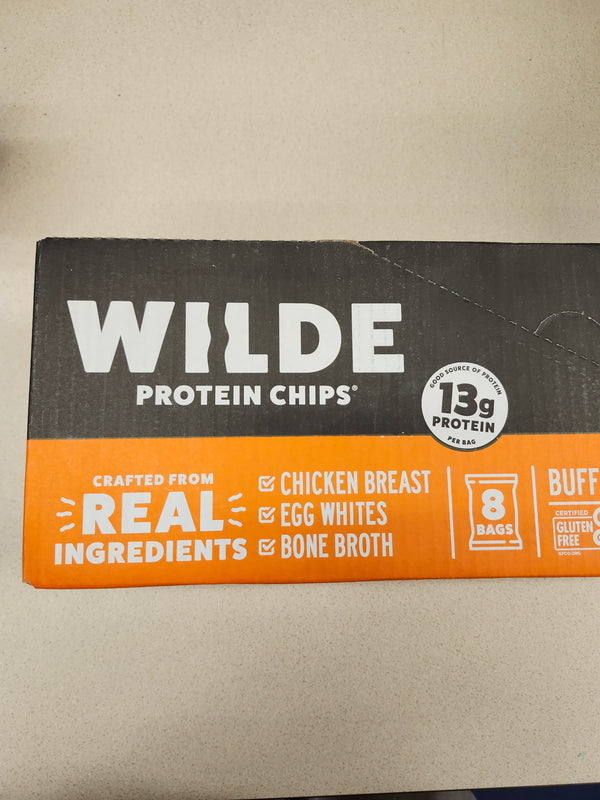 Wilde Protein Chips Buffalo Flavor 8 pack