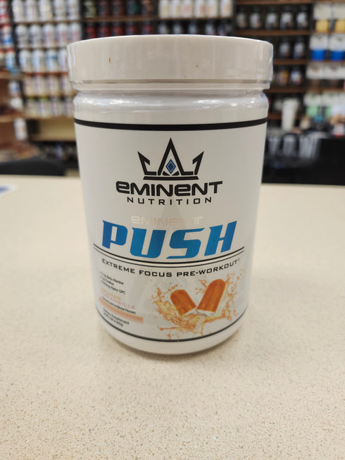 EMINENT NUTRITION PUSH Pre Workout Orange Creamsicle Flavor