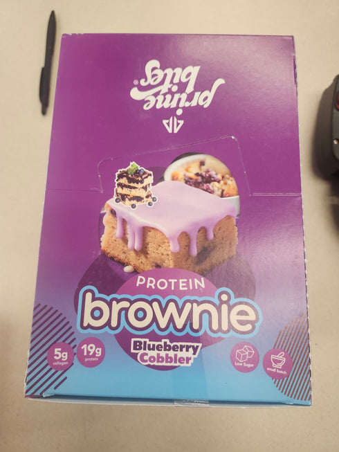 Prime Bites Protein Brownie Blueberry Cobbler