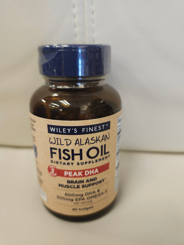 Wileys Finest Wild Alaskan Fish Oil Peak DHA