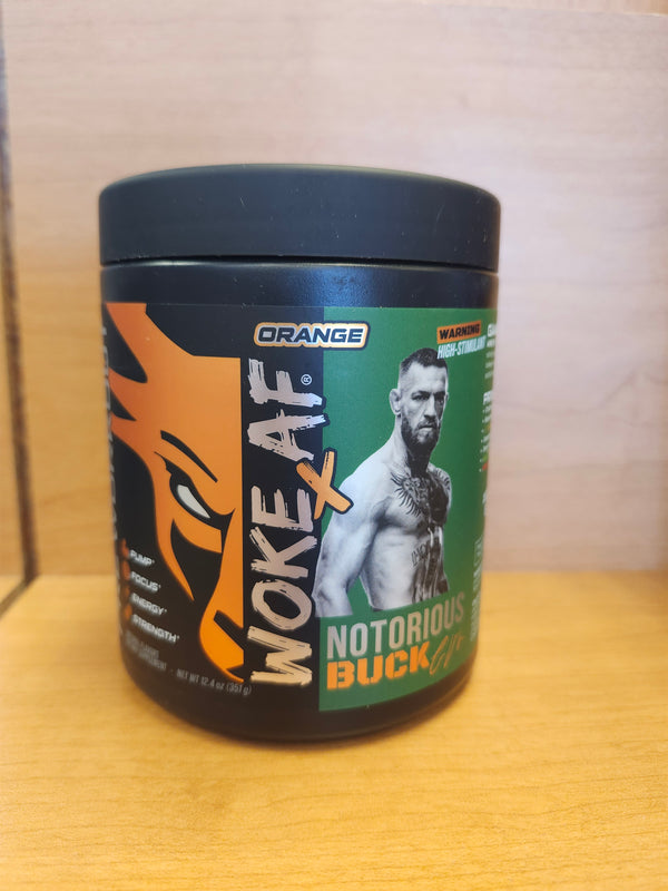 DAS LABS WOKE AF PreWorkout Notorious Buck Orange