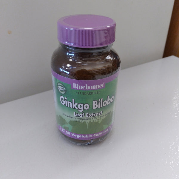Bluebonnet Ginkgo Biloba Leaf Extract 60 Capsules