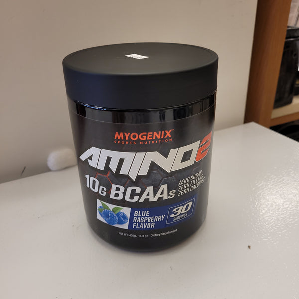 Myogenix Amino2 10g BCAAs Blue Raspberry 30 Servings 10 Grams