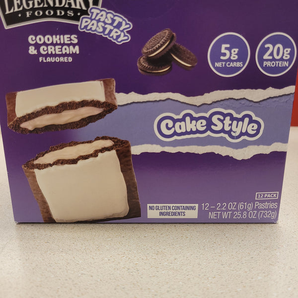 Legendary Foods Tasty Pastry Cookies & Cream