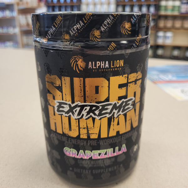 Alpha Lion Super Human Extreme Pre Workout Grapezilla