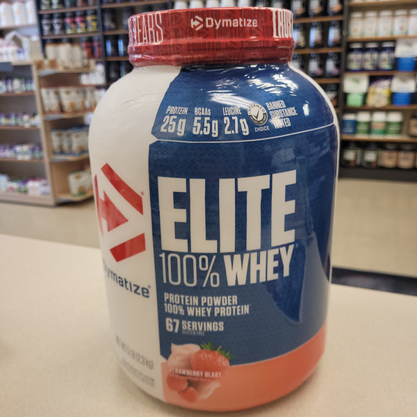 Dymatize Elite 100% Whey Protein Strawberry Blast 5lb