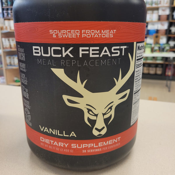 DAS Labs Buck Feast Meal Replacement Sourced from Meat & Sweet Potatoes Vanilla 5.37lb