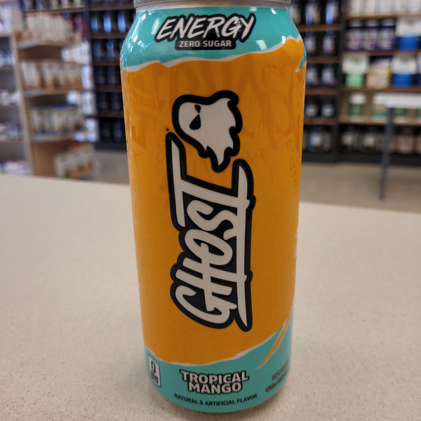 Ghost Labs Energy Drink Zero Sugar Tropical Mango