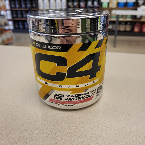 C4 Original Sugar Free Pre Workout Strawberry Margarita 60 servings