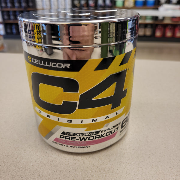 C4 Original Sugar Free Pre Workout Pink Lemonade 60 Servings