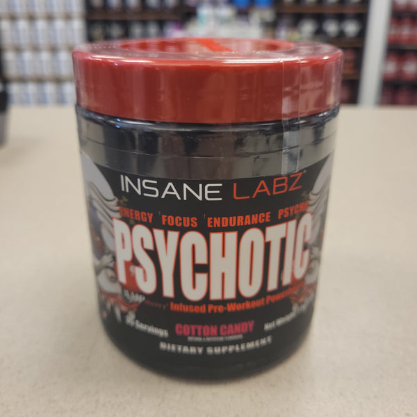 Insane Labz Psychotic Pre Workout 30 Servings Cotton Candy