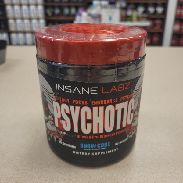 Insane Labz Psychotic Pre Workout 30 Servings Snow Cone