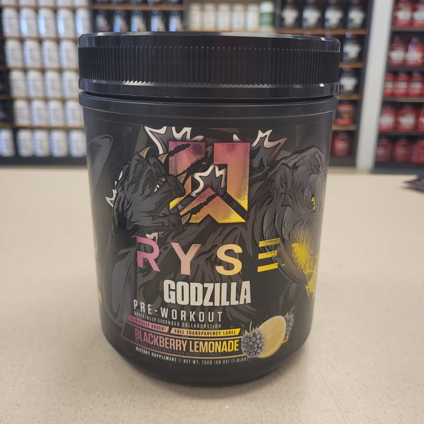 RYSE GODZILLA Pre Workout Blackberry Lemonade 40 servings