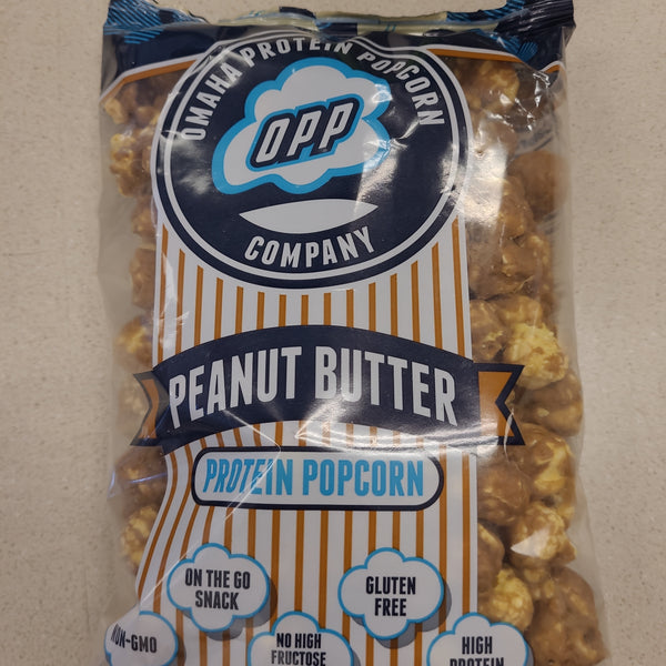 Omaha Protein Popcorn Company Peanut Butter Protein Popcorn