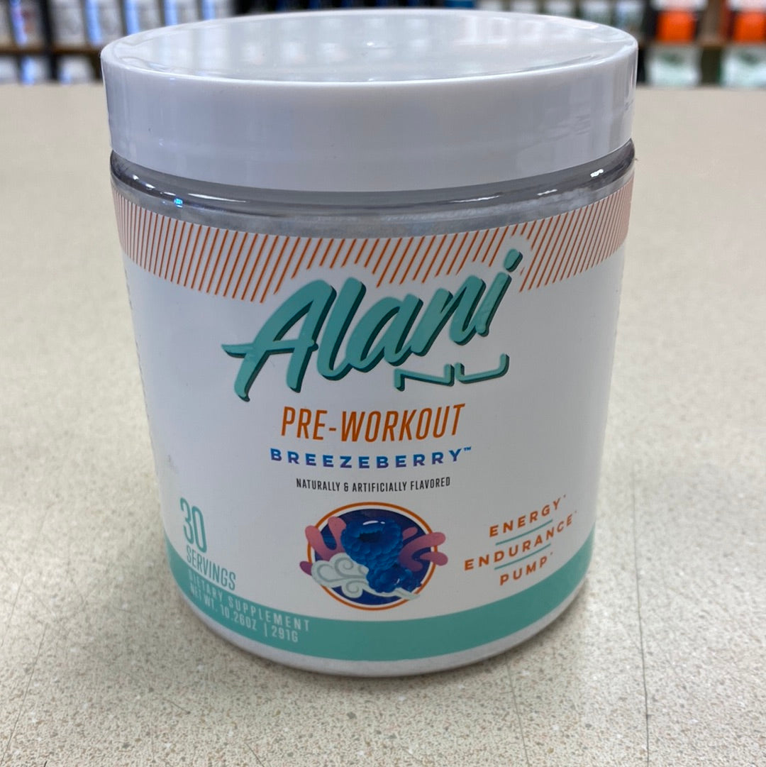 Alani Nu Breezeberry Pre-Workout 30 Servings