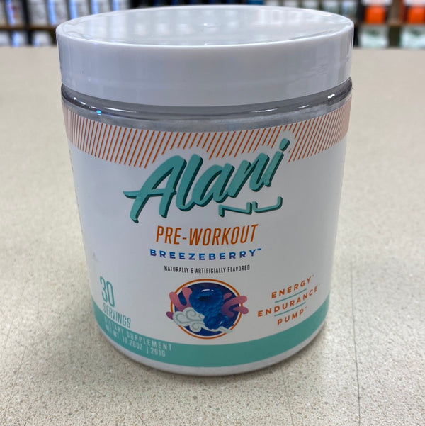 Alani Nu Pre-Workout Powder Breeze Berry 30 servings