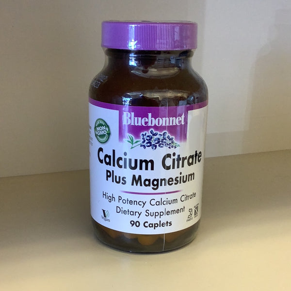 Bluebonnet Nutrition Calcium Citrate Plus Magnesium 90 caplets