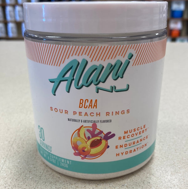 Alani Nu BCAA Sour Peach Rings 30 Servings
