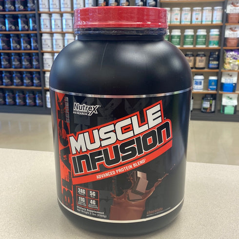 Nutrex Research Muscle Infusion 5lb Chocolate Advanced Protein Blend