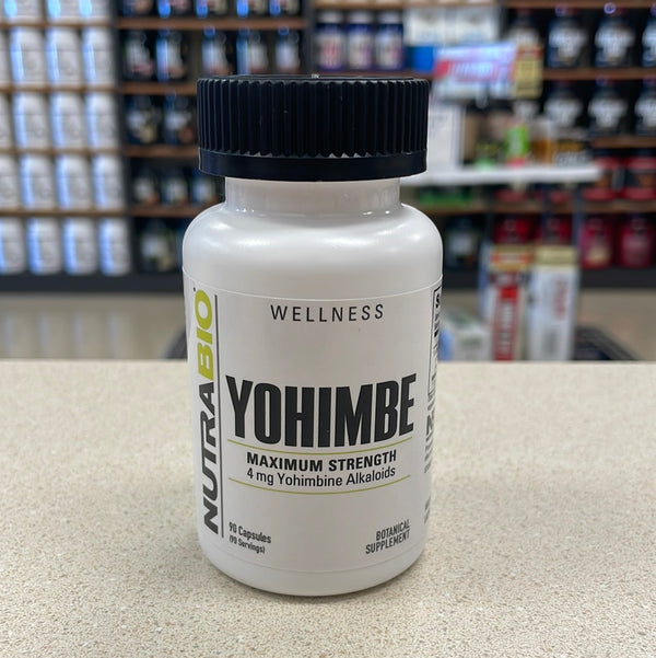 Nutrabio Yohimbe Maximum Strength 4mg Yohimbine Alkaloids